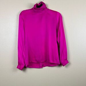 Dana Buchman Blouse Tops Silk Y2K Pink Size 4